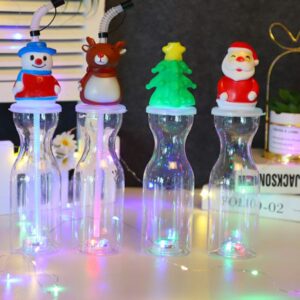 Vaso Con Luz Navideño