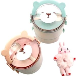 Friambrera De Osito 2 Niveles Hecha De Bambu