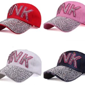 Gorra PINK con pedrería fina