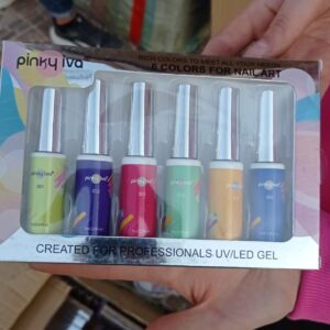 Paquete de 6 pzas Painting Gel Pinky Iva