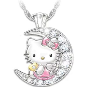 Dije con cadena de Hello Kitty $25 LA PZA