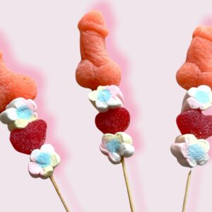 Brocheta De Gomita En Forma De P3N3