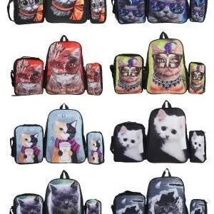 OFERTA Mochila GATO 3 en 1 MODELOS SURTIDOS $130