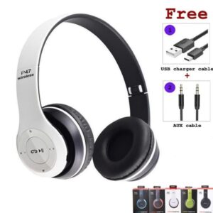 Audífonos De Diadema 2 en 1 (Bluetooth y Alambricos)