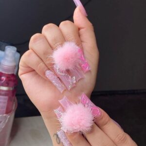 10 Pompones Con Iman Para Uñas