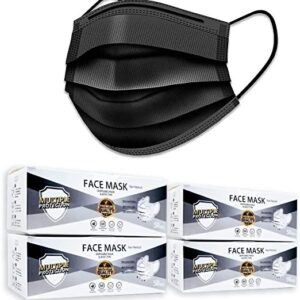 Cubrebocas Tri capa Negro $29 (50 pzas)