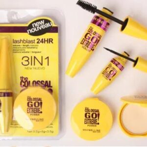 Set 3 en 1 (Delineador, rimel y polvo) $40