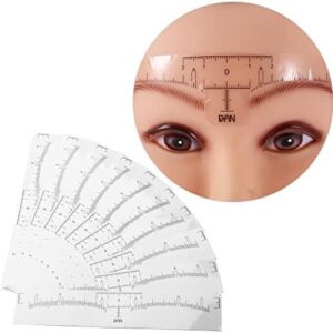 Paquete De 10 Stickers De Regla Para Diseño De Cejas