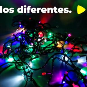 ZSD-008 Serie Navideña LED Multi Color 100 Focos 9 Metros