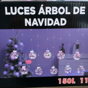 31760-61-62-63-64-65 Serie De Luz Navideña De Esferas ( Incluye Muñequitos )