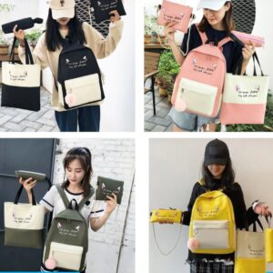 Mochila Combo 4 piezas