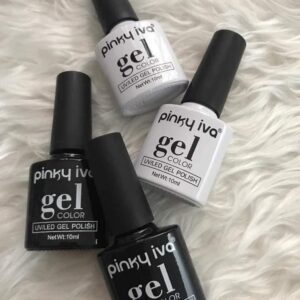 Gelish blanco y negro Oferta‼️ $75 caja con 6 pzas O $15 la pza