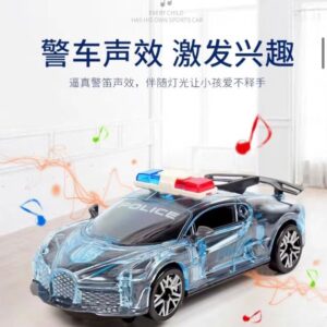 Coche de Policia Universal Eléctrico (Luz + Musica)