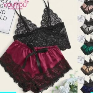 Pijama Satin Short + Blusa