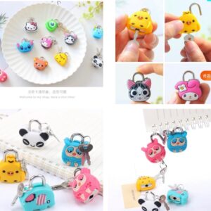 Mini candados Kawaii