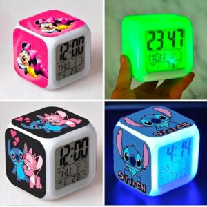 Reloj Despertador LED Para Niños