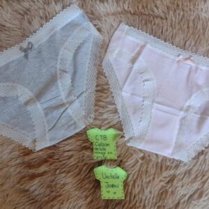 CT8 Calzon Tipo Bikini Rayado Unitalla