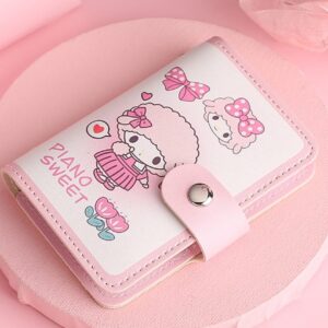 Tarjetero Con Broche Kawaii