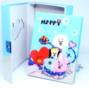 Diario BTS Con Cajita Y Candado