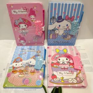 Mini Diario Con Combinación