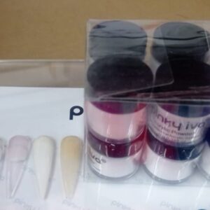 Acrilico Para Uñas Chico Tapa Negra