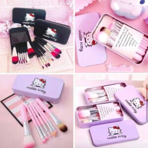 ESTUCHE CON BROCHAS HELLO KITTY $25 la pza $20 por docena