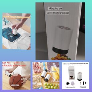 Bomba De Aire 2 En 1 (envasado al vacío y para inflar)