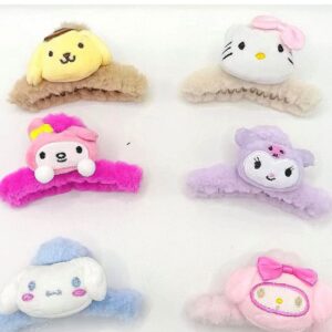 Pinza para el cabello Sanrio 3D $15 la pieza $150 la docena