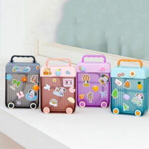 Cantimplora de maletita con rueditas