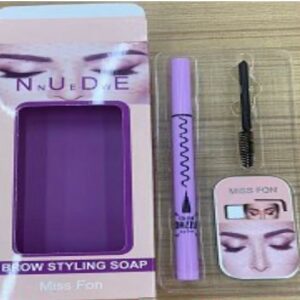 Set de jabon para cejas y delineador $15pz $150 docena