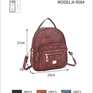 A-956# Mochila Grenobil tipo vinipiel