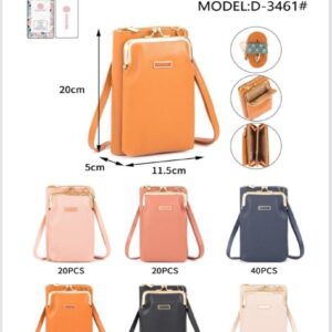 D-3461# Bolsa Cartera, porta telefono