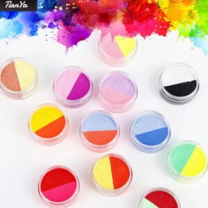 Cajita con 12 pigmentos delineador dobles