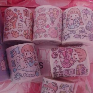 Cinta decorativa de muñequitas