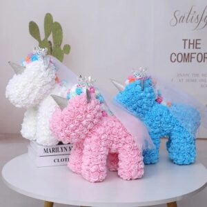 Unicornio de flores eternas