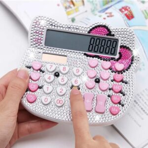 Calculadora con pedreria Hello kitty