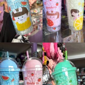 vaso hidrogel con luz