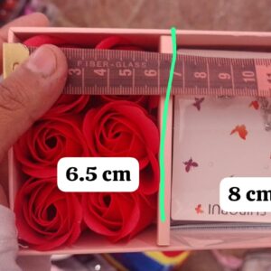 Cajita con rosas y hermoso dije