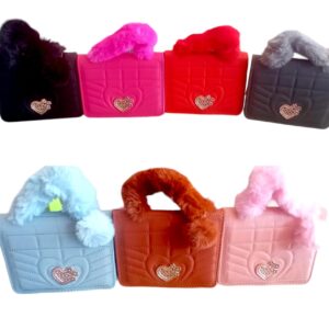 Bolsa con agarradera de peluche