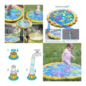 Tapete acuatico inflable para niños