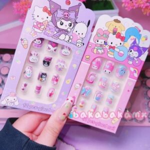 Uñas press On sanrio $12pz o $120dcn
