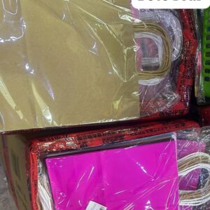 Bolsa de regalo (MEDIANA) 26 x 21 CM $8 PZ $80 LA DOCENA