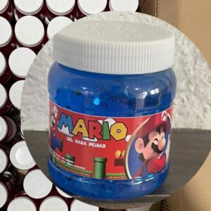 Gel con brillitos Mario Brosm 250 ml $20 pz $25 por 2 piezas