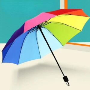 Sombrilla arcoiris