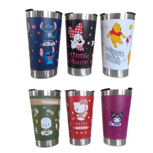 Termo de acero animado