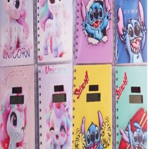 Calculadora solar de unicornio y Sititch  12cm x 17.5 cm 