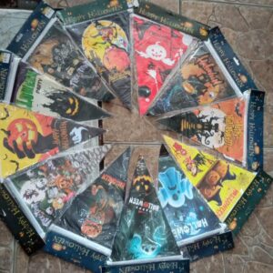 Banderín halloween $10 pz $8 por docena