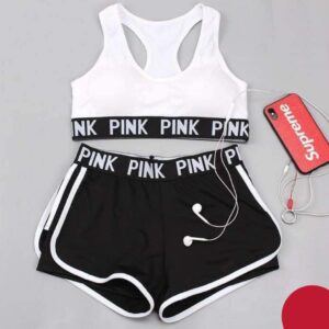 Conjunto de short y top Pink