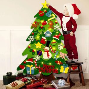 Árbol de Navidad de fieltro