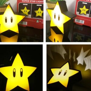 Lámpara de estrella SÚPER MARIO BROS  con sonido